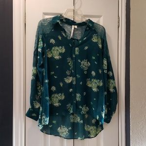 Long sleeve blouse